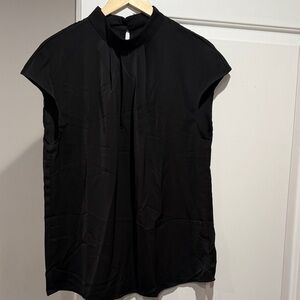 Black Sleeveless Blouse